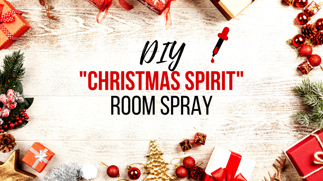 DIY christmas spirit room spray