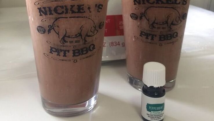chocolate peppermint mocha smoothie 3